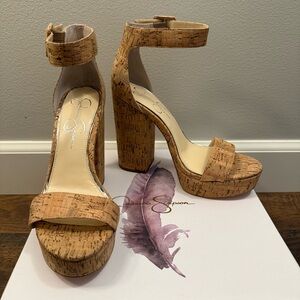 Jessica Simpson Caiya Sandals | Natural Cork | 9M | NWT